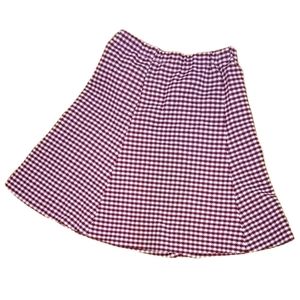 Vintage Plaid Mini Skirt
